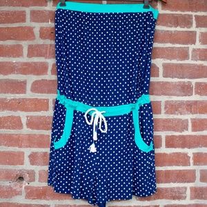 Sperry Strapless Nautical Romper